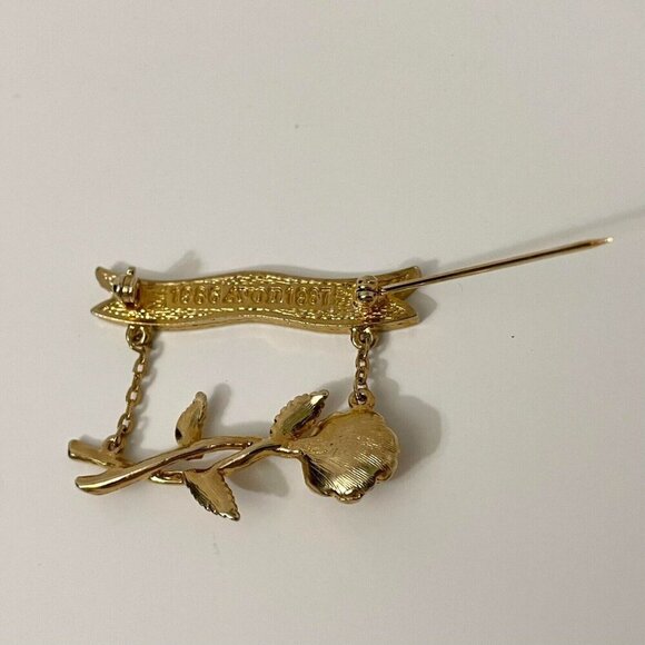 Vintage 1986 1987 Avon Presidents Club Bar Brooch Pin - Picture 7 of 13
